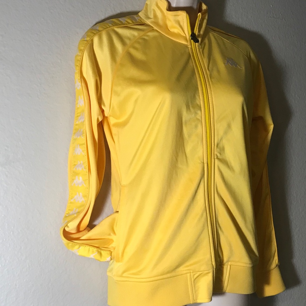 Women’s KAPPA yellow BANDA ANNISTON JACKET NWOT! Great condition! - Picture 7 of 8